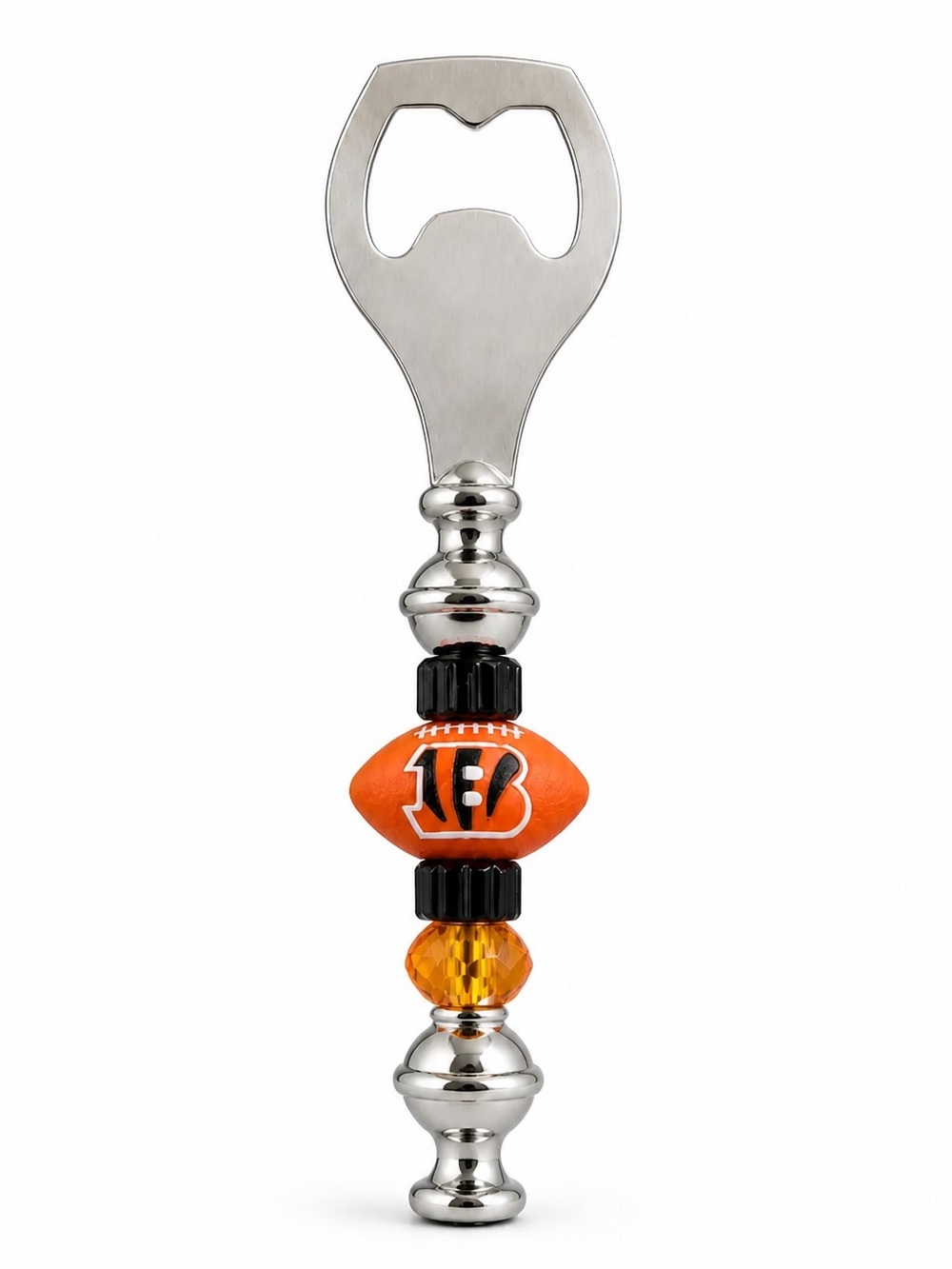 Cincinnati Bengals Football Beaded Bottle Opener
